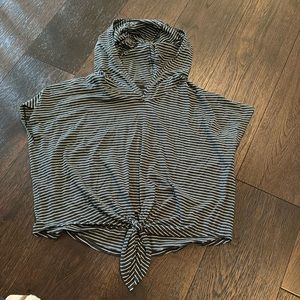 Lululemon Short Sleeve Top with Hood